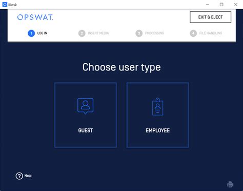 Logging In on the User Authentication Screen .